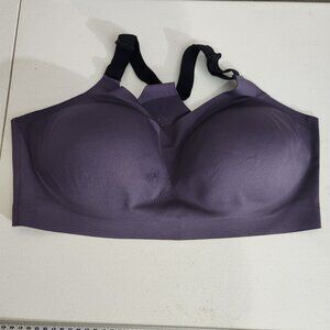 All In Motion Purple Wireless Sports Bra XXL Moisture Wicking Stretch Fabric
